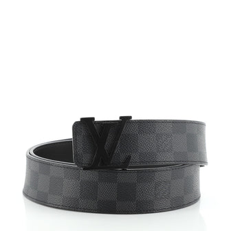 Louis Vuitton LV Initiales Belt Damier Graphite Wide