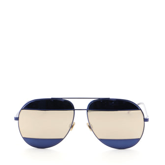 Christian Dior Split Aviator 1 Sunglasses Metal