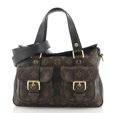 Louis Vuitton Manhattan NM Handbag Monogram Canvas with Leather