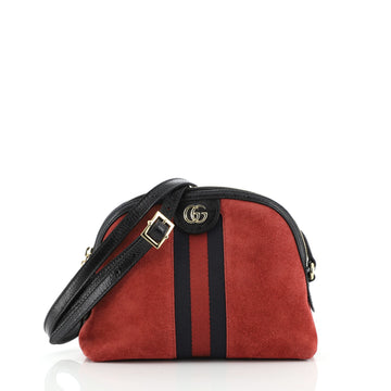 Gucci Ophidia Dome Shoulder Bag Suede Small