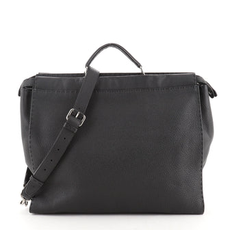 Fendi Monster Selleria Peekaboo Bag Leather XL
