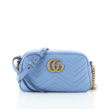 Gucci GG Marmont Shoulder Bag Matelasse Leather Small