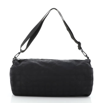 Chanel Travel Line Barrel Bag Nylon Large
