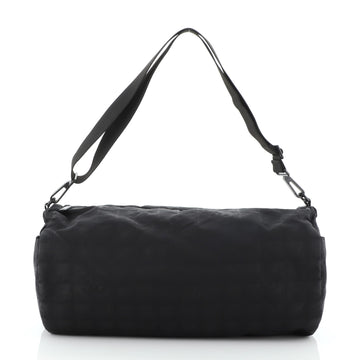 Chanel Travel Line Barrel Bag Nylon Large