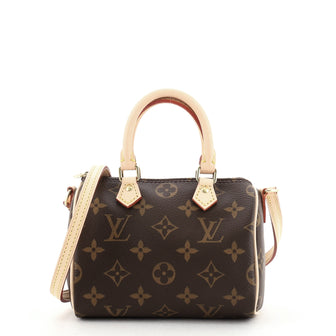 Louis Vuitton Speedy Bandouliere Bag Monogram Canvas Nano