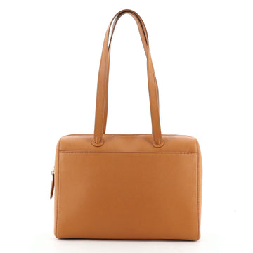 Chanel Vintage Zip Around Satchel Leather Medium