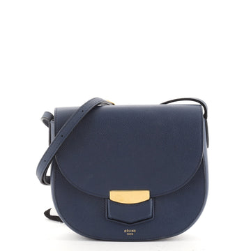 Celine Trotteur Crossbody Bag Grainy Leather Small