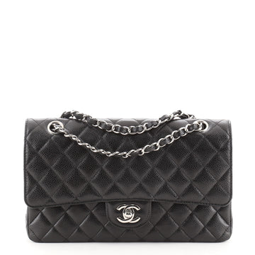 Chanel Classic Double Flap Bag Quilted Caviar Medium