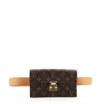 Louis Vuitton S Lock Belt Pouch Monogram Canvas