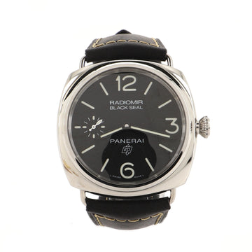 Panerai Radiomir Black Seal Manual Watch Stainless Steel and Leather 45
