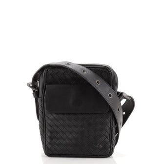Bottega Veneta Front Pocket Messenger Bag Intrecciato Nappa Small