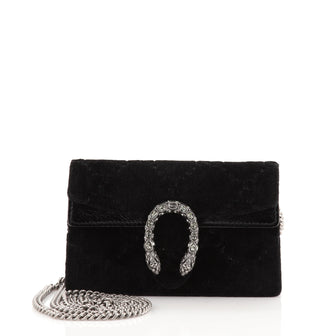 Gucci Dionysus Bag GG Velvet Super Mini