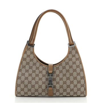 Gucci Vintage Bardot Hobo GG Canvas Medium