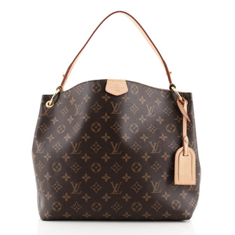 Louis Vuitton Graceful Handbag Monogram Canvas MM