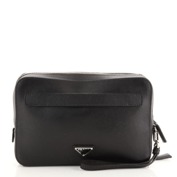 Prada Wristlet Travel Organizer Saffiano Leather