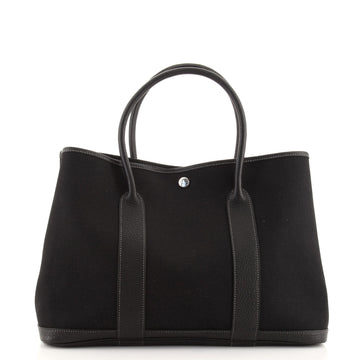 Hermes Garden Party Tote Toile and Leather 36