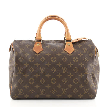 Louis Vuitton Speedy Handbag Monogram Canvas 30