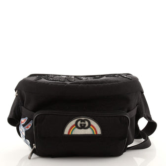 Gucci 80s Patch Convertible Belt Bag Nylon