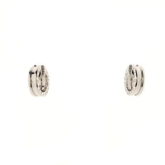 Bvlgari B.Zero1 Hoop Earrings 18K White Gold
