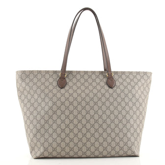 Gucci Ophidia Zip Tote GG Coated Canvas Medium