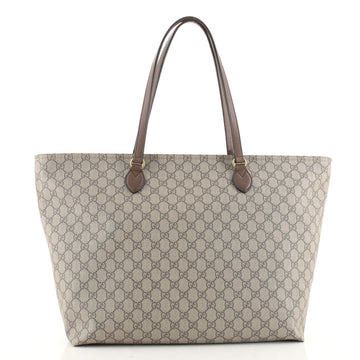 Gucci Ophidia Zip Tote GG Coated Canvas Medium