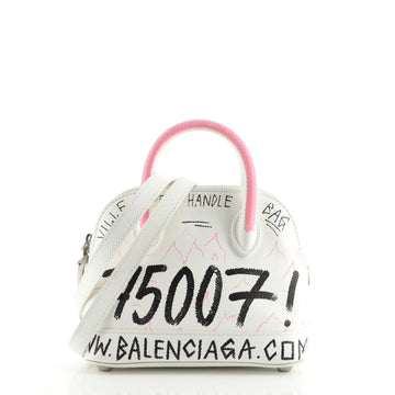Balenciaga Graffiti Ville Bag Leather XXS
