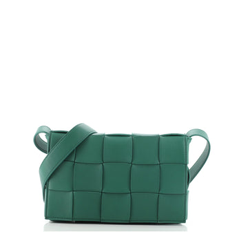 Bottega Veneta Cassette Crossbody Bag Maxi Intrecciato Leather