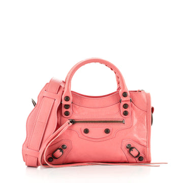 Balenciaga City Classic Studs Bag Leather Mini