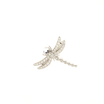 Tiffany & Co. Dragonfly Brooch Platinum with Diamonds