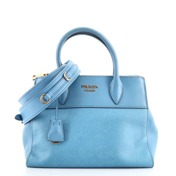 Prada Paradigme Tote Saffiano with City Calf Small