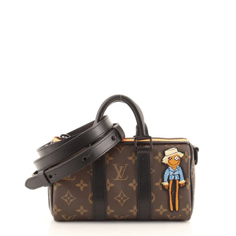 Louis Vuitton Keepall Bandouliere Bag Monogram Canvas with LV Friend Patch XS