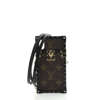 Louis Vuitton Eye Trunk with Strap for iPhone X Monogram Canvas