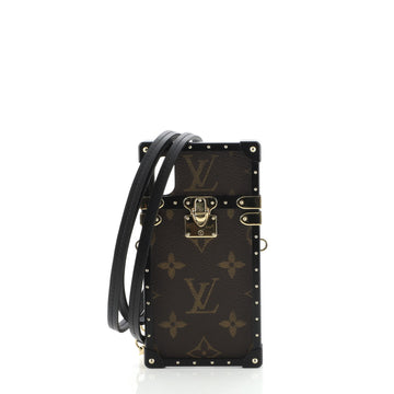 Louis Vuitton Eye Trunk with Strap for iPhone X Monogram Canvas