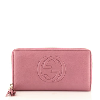 Gucci Soho Zip Around Wallet Leather