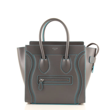 Celine Luggage Bag Smooth Leather Micro