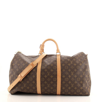 Louis Vuitton Keepall Bandouliere Bag Monogram Canvas 55