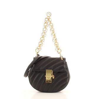 Chloe Drew Bijou Crossbody Bag Quilted Leather Mini