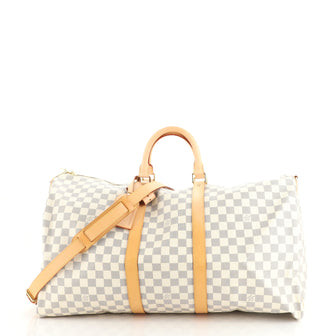 Louis Vuitton Keepall Bandouliere Bag Damier 55
