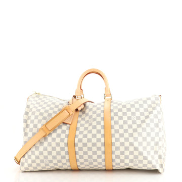 Louis Vuitton Keepall Bandouliere Bag Damier 55