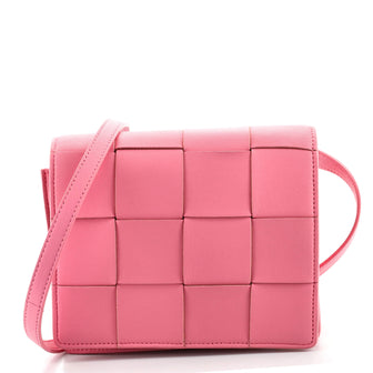 Bottega Veneta Cassette Crossbody Bag Maxi Intrecciato Leather Mini