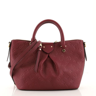 Louis Vuitton Mazarine Handbag Monogram Empreinte Leather PM