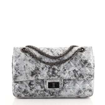 Chanel Reissue 2.55 Flap Bag Metallic Quilted Caviar 226