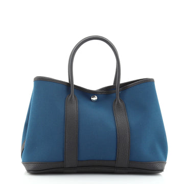 Hermes Garden Party Tote Toile and Leather 30