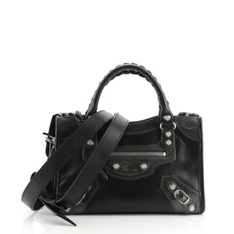 Balenciaga Holiday City Giant Studs Bag Matte Calfskin Mini