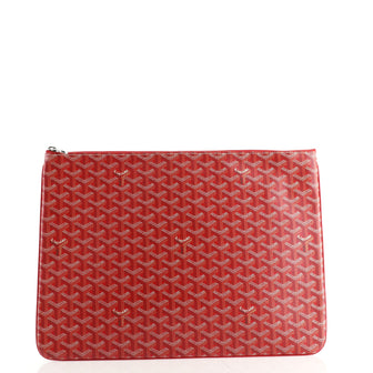 Goyard Senat Zip Pouch Coated Canvas GM