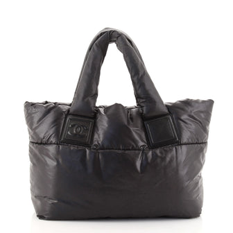 Chanel Coco Cocoon Reversible Tote Quilted Nylon Small