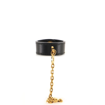 Hermes Glove Holder Bag Charm Leather and Metal