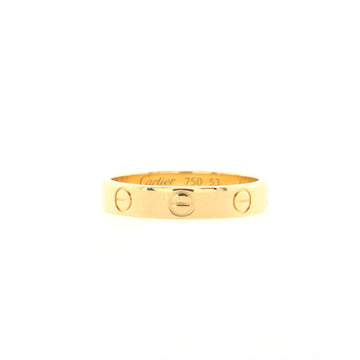 Cartier Love Wedding Band Ring 18K Yellow Gold