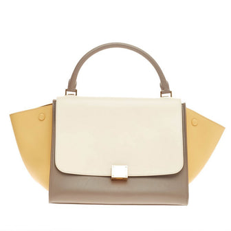 Celine Trapeze Tricolor Leather Medium