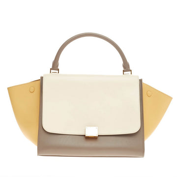 Celine Trapeze Tricolor Leather Medium